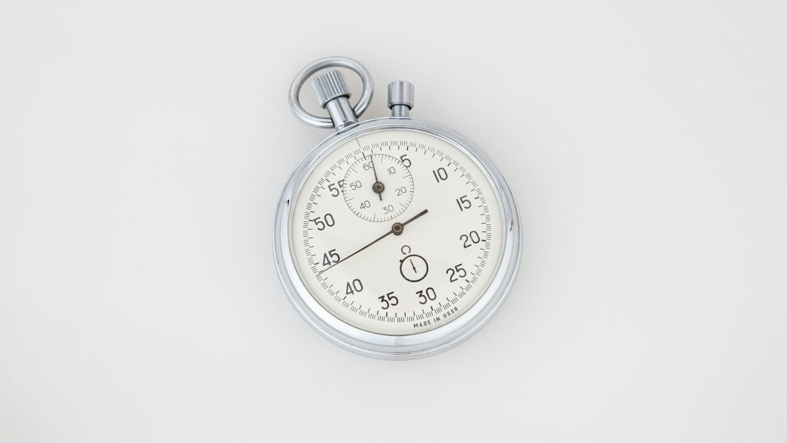 A stopwatch, representing the limited real-time trading window during a live dynasty startup draft